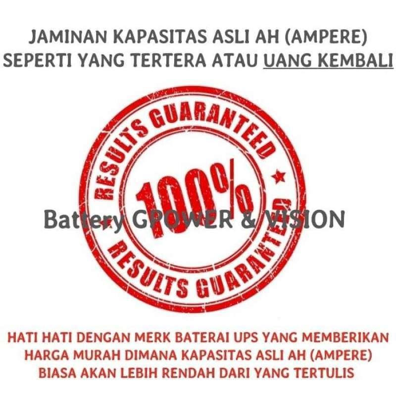 Aki UPS Gpower 12V 9AH Baterai UPS Battery Aki Kering Batere UPS VRLA 1