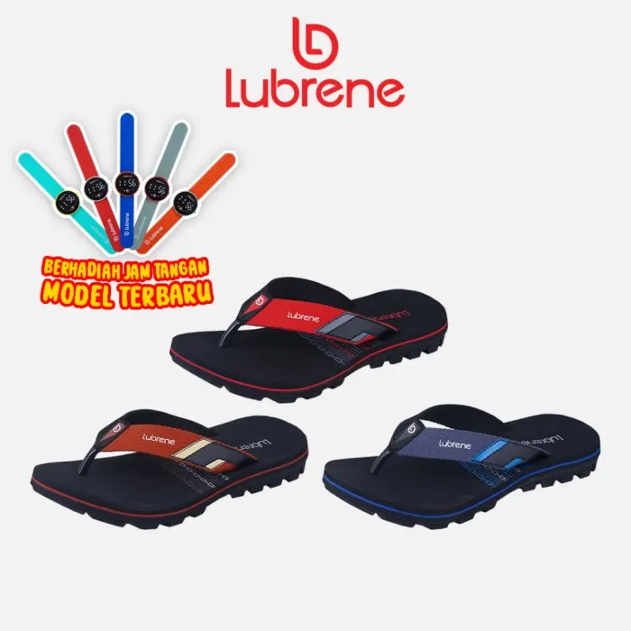 LUBRENE Sandal Anak Laki-laki ADONIS-TP Berhadiah Jam Tangan Terbaru 0