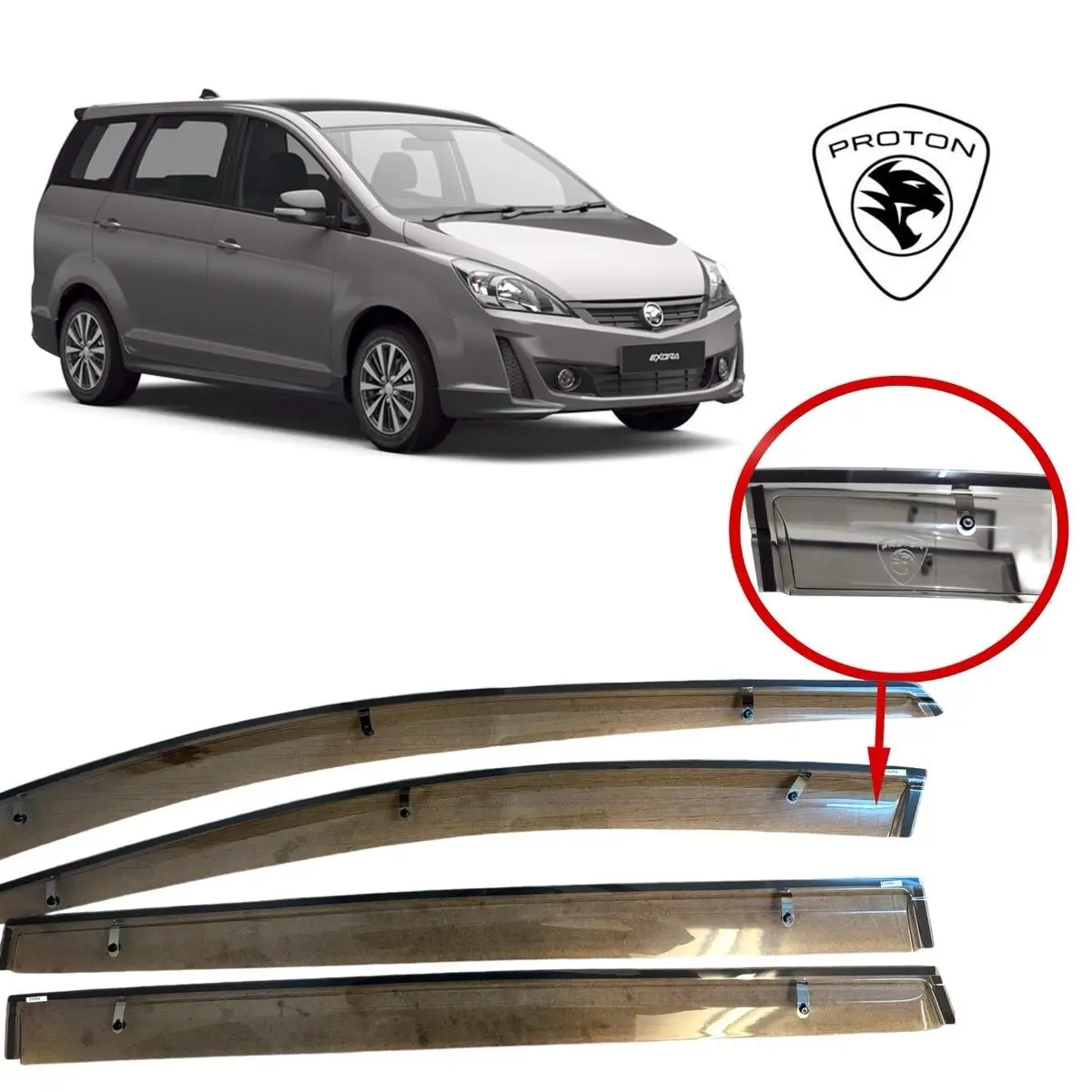Doorvisor Proton EXORA Smoke Complete Clip