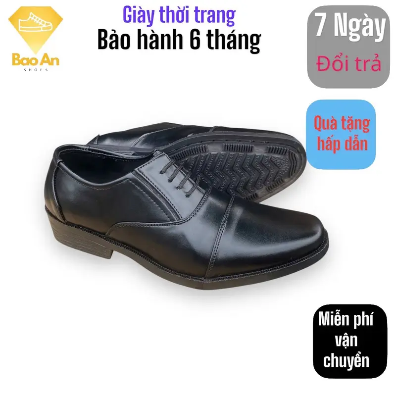 Giày Quân nhu nam cấp cấp khâu đế chống bung keo 0