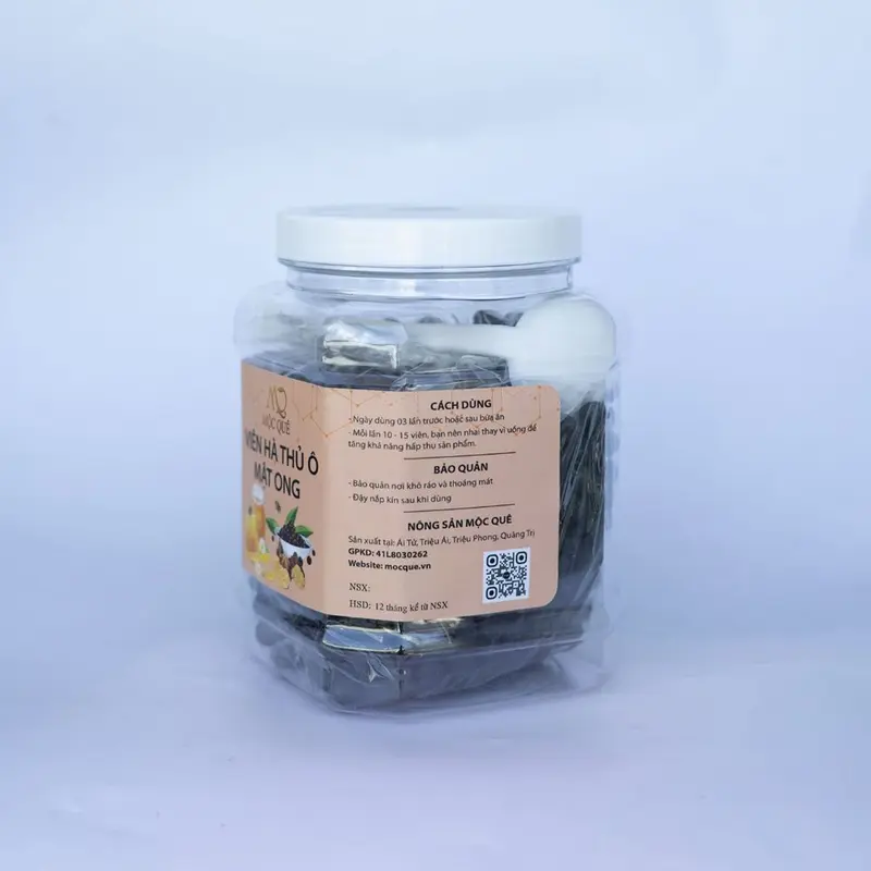 Viên Hà Thủ Ô Mật Ong Mộc Quê 500g Giúp Đen Tóc, Giảm Rụng Tóc, Bạc Tóc 1