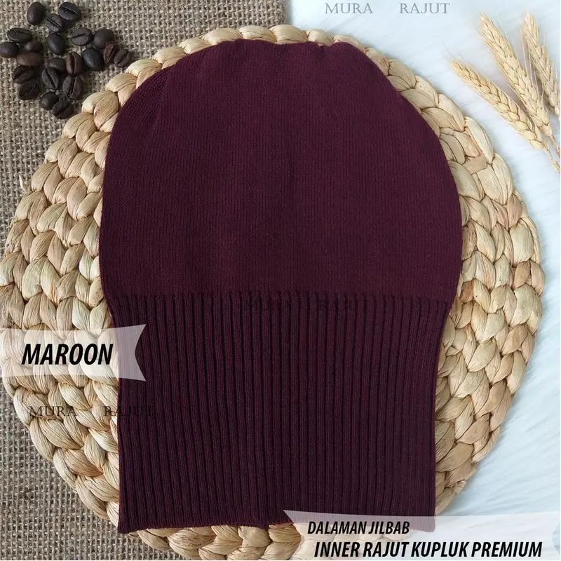 DISKON Ciput Rajut Arab Kupluk salur anpust premium daleman kerudung 8