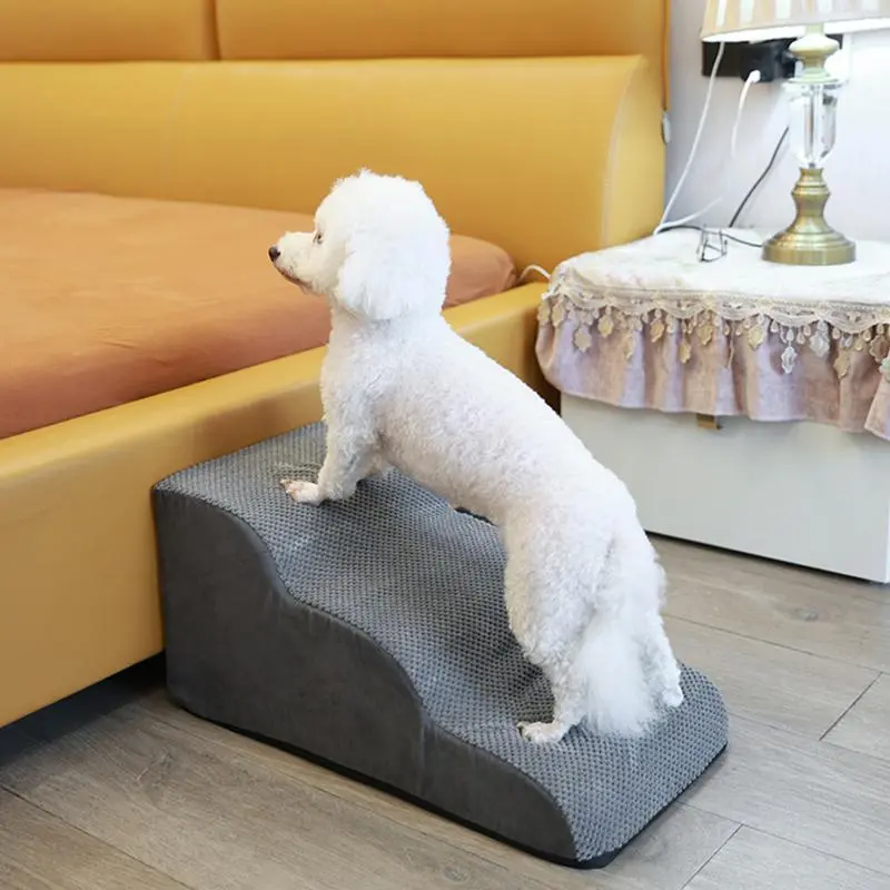 Non-slip Pet Ramp Stairs, 1 Box Removable Washable Pet Stair, Pet Training Stair, Dog & Cat Furniture for Home & Outdoor, Birthday Gifts Ideas, Dog Toys