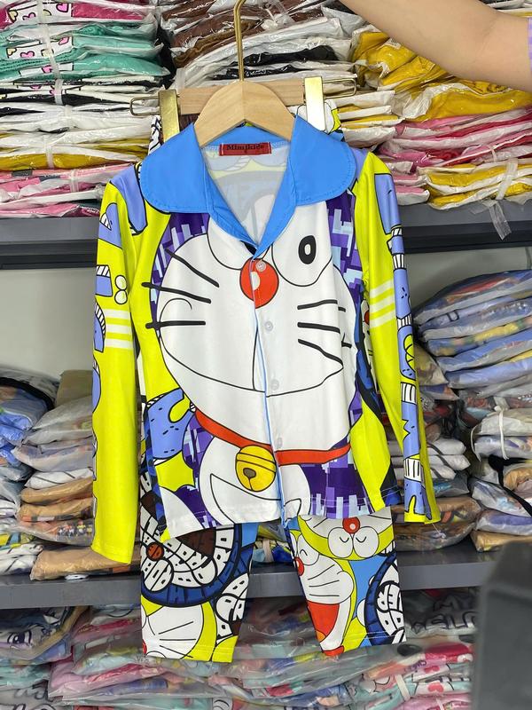 (15-45kí) Bộ Pijama tay dài quần dài bé trai thun lạnh 3D, chất vải thun lạnh mềm mịn mát loại 1 4