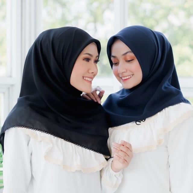 Koyu  Hijab  Segiempat  Potton  Lace  Part 1 4