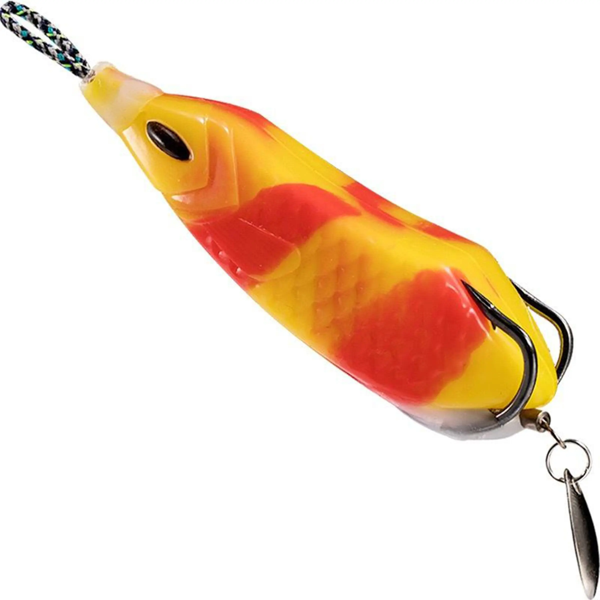 Artificial Fishing Lure, 1 Piece Frog Shaped Fishing Bait with Bionic Hook, Fishing Accessories for Outdoor Fishing