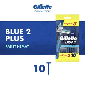 Gillette Pisau Cukur Blue 2 Disposable Isi 10
