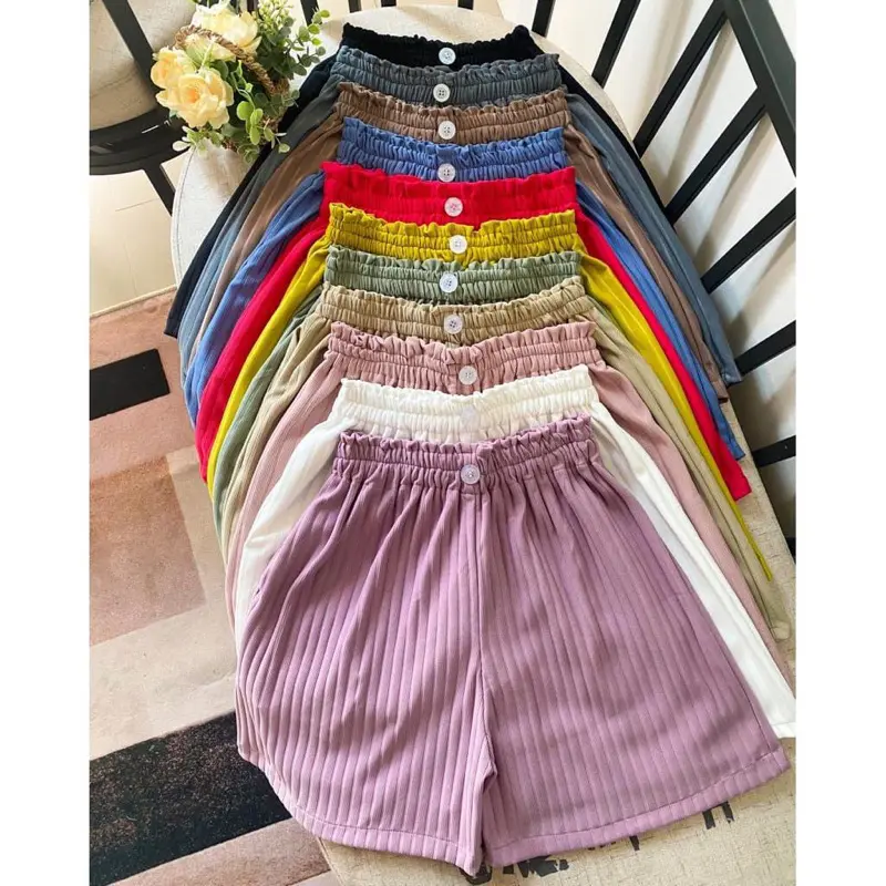 Hot Pants Wanita Bahan Hornet, Size STANDAR-JUMBO Celana Karet
