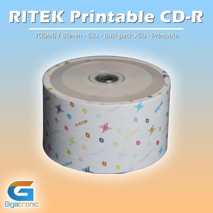 Sketing Cd R Jual Ritek CD-R / CDR Printable - Jakarta Barat - Gigatronic Shop ...