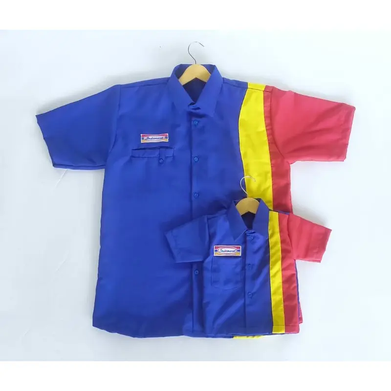 Baju Profesi Anak Dewasa/ Seragam Kerja Indomaret/ Atasan kemeja Indomaret Fashion