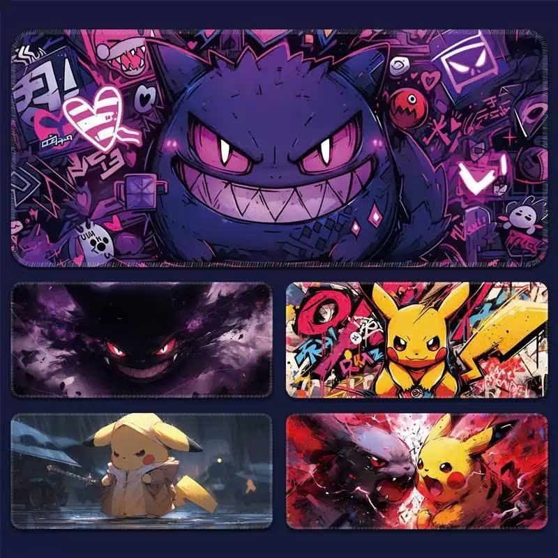 Gengar - Miếng Lót Chuột, Bàn Phím Máy Tính Gengar Anime Thể Thao Điện Tử