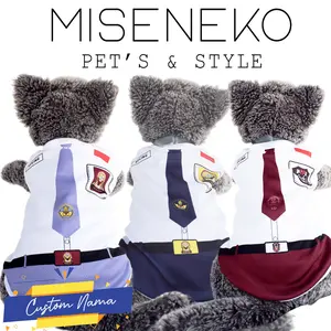 Baju Kucing Lucu Murah Seragam Sekolah [BISA CUSTOM NAMA]