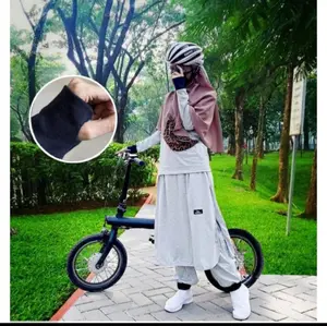 Juna set Baju + ROCEL (ROKCELANA) setelan olahraga wanita / setelan senam babyterry premium muslim / setelan gowes muslimah / Baju zumba Katun Celana Panjang Hitam Legging Rok Jilbab