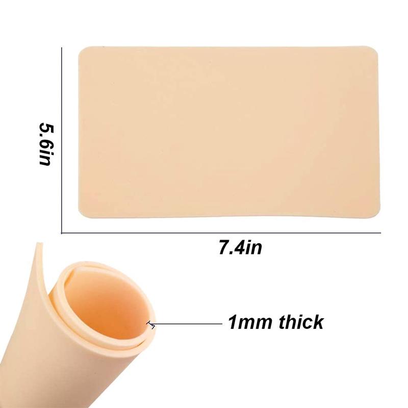 Soft Silicone Tattoo Practice Skin Double Permanent Makeup Fake Tattoo Beginner Practice Microblading Accessorie Tattoo Tools 2