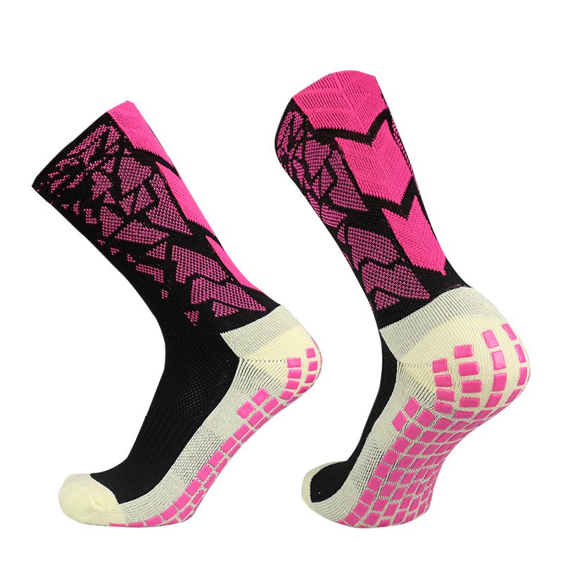 Product Introduction of Anti-slip Training Socks Soccer Basketball Tennis Sock Non-slip Football Wear-resistant Sports Friction Strip Grip Cycling Sock 8