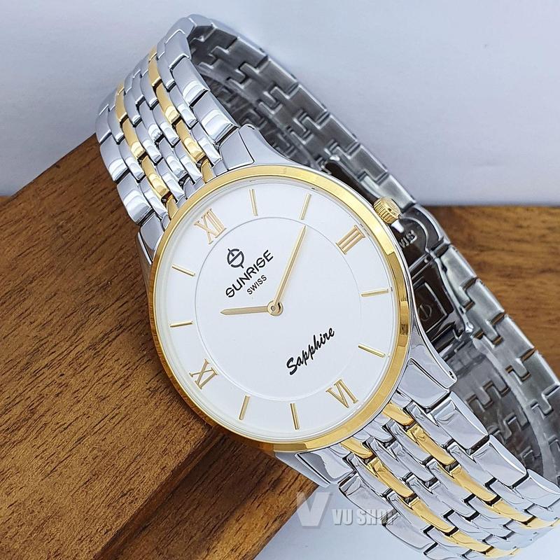 Đồng hồ nam SUNRISE DM736SWC Siêu mỏng Chính hãng