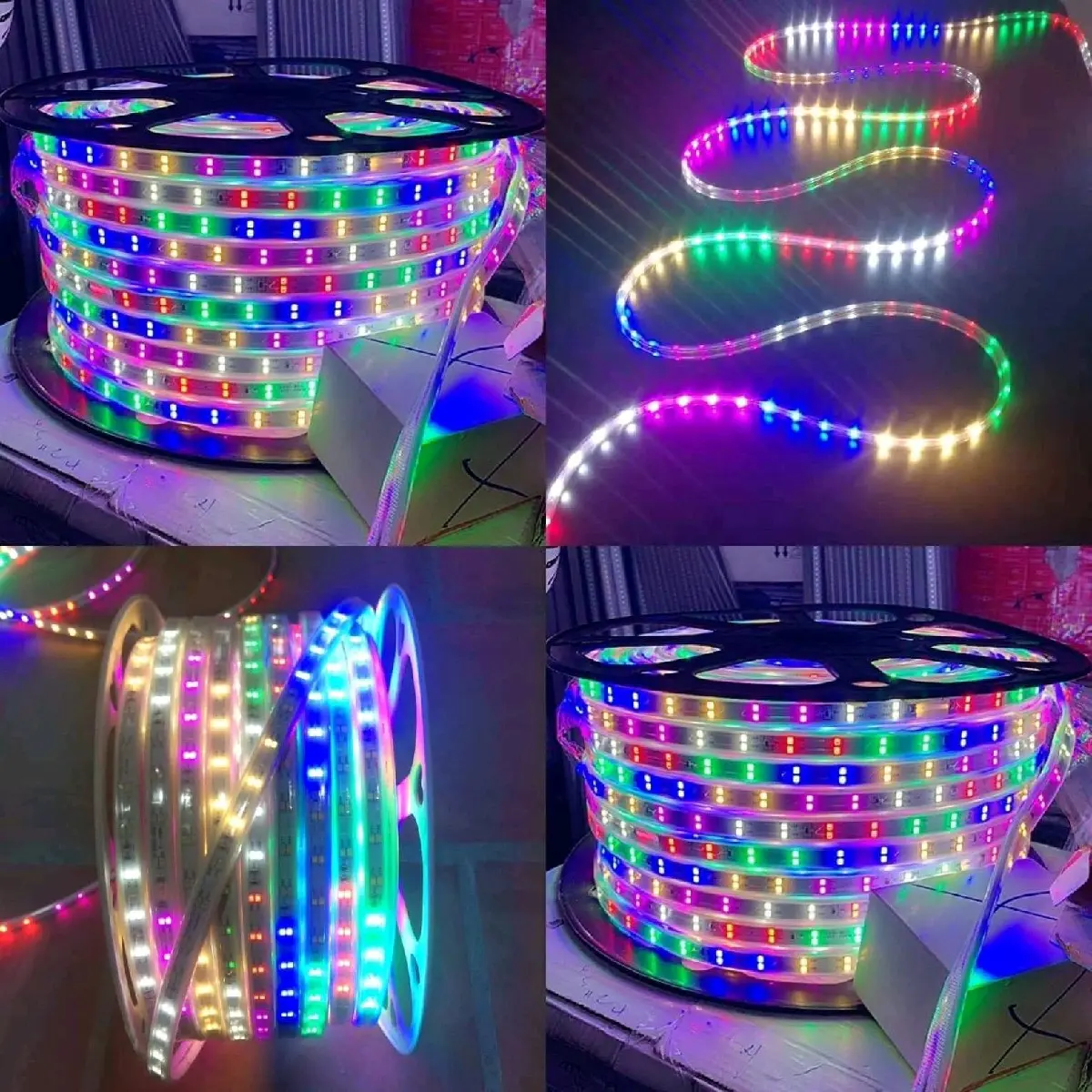 LẺ dây led hắt trần mắt led 2835 (nhiều màu) (trang trí tết-Quấn Gốc Cây To) chống nước ( Tặng nguồn )
