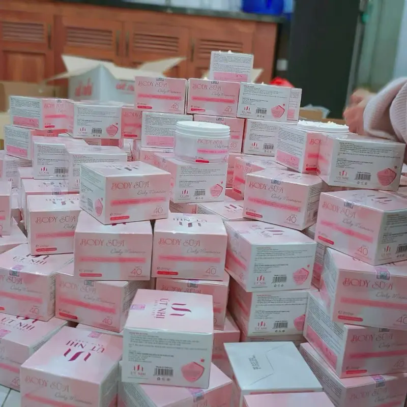 Kem Body Sữa Út Nhị Không Bết Dính, Không Lộ Vân Kem Dưỡng Da Body 5