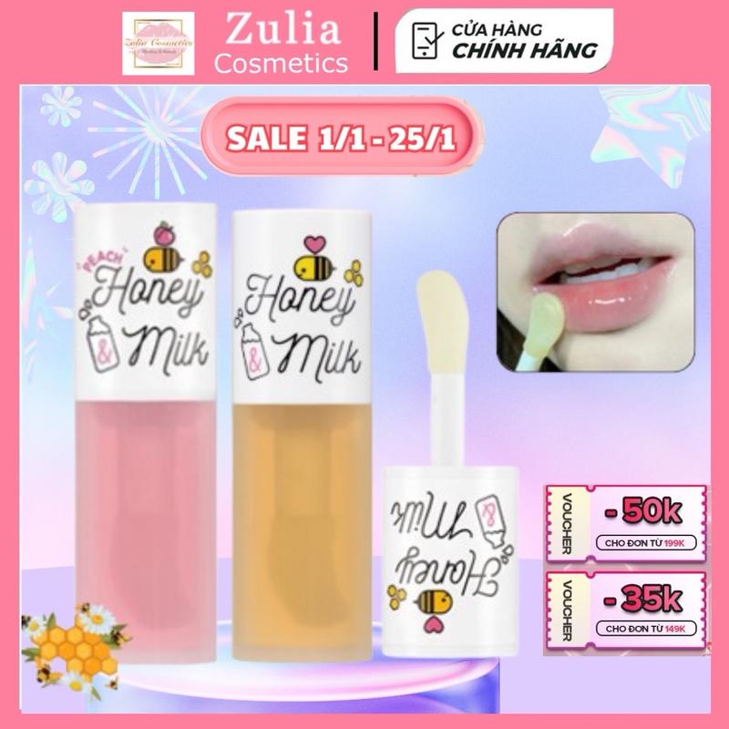 Son Dầu Dưỡng Hồng Môi A'pieu Honey & Milk Lip Oil 5g