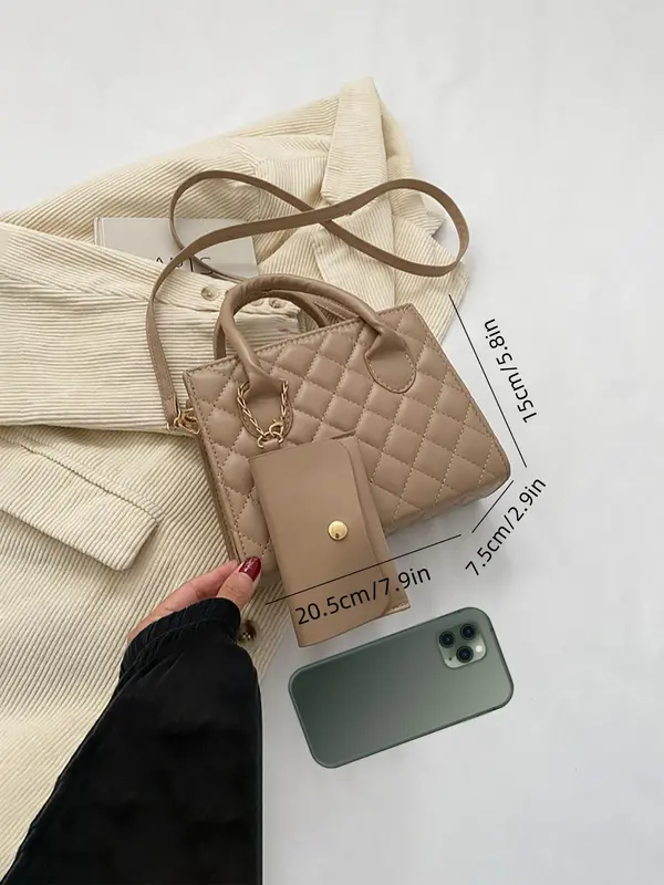 Trendy Minimalist Zipper Small Compact Square Bag, Personalized Luxury Handbag, Elegant PU Leather Shoulder Crossbody Bag for Daily Use As Birthday Gift for Friend, Gift for Mom Mother's Day Gift, Purse Women, Sling Purse, Casual Trendy Purses 8