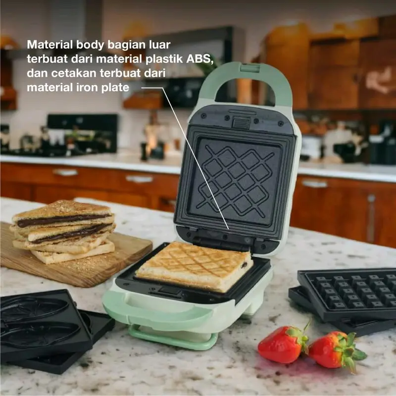 Clovertec sandwich maker 3 in 1 1