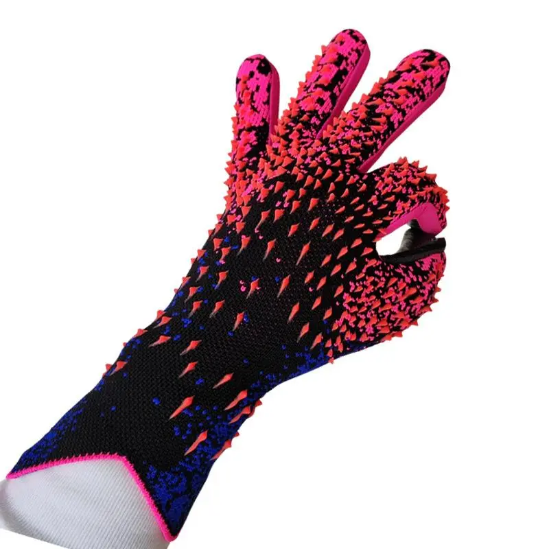 Breathable Wear-resistant Thickened Football Goalkeeper Gloves, 1 Pair Professional Adult Latex Gloves, Sports Gloves For Men & Women 3