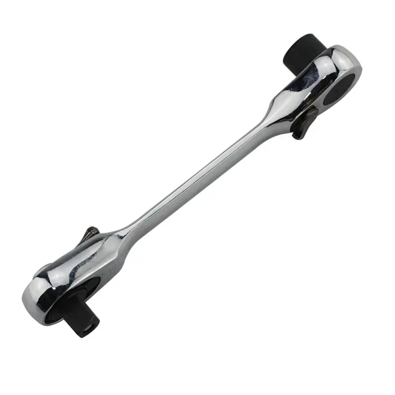Cờ Lê Cần Gạt Kép, 1 / 4in, Cầm Tay, Tháo Nhanh, 72 Răng, Khoảng Cách Hai Chiều 0