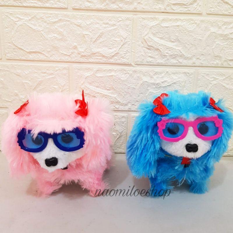 Mainan boneka kucing joget bisa maju mundur dan mainan boneka anjing robot mainan murah 6