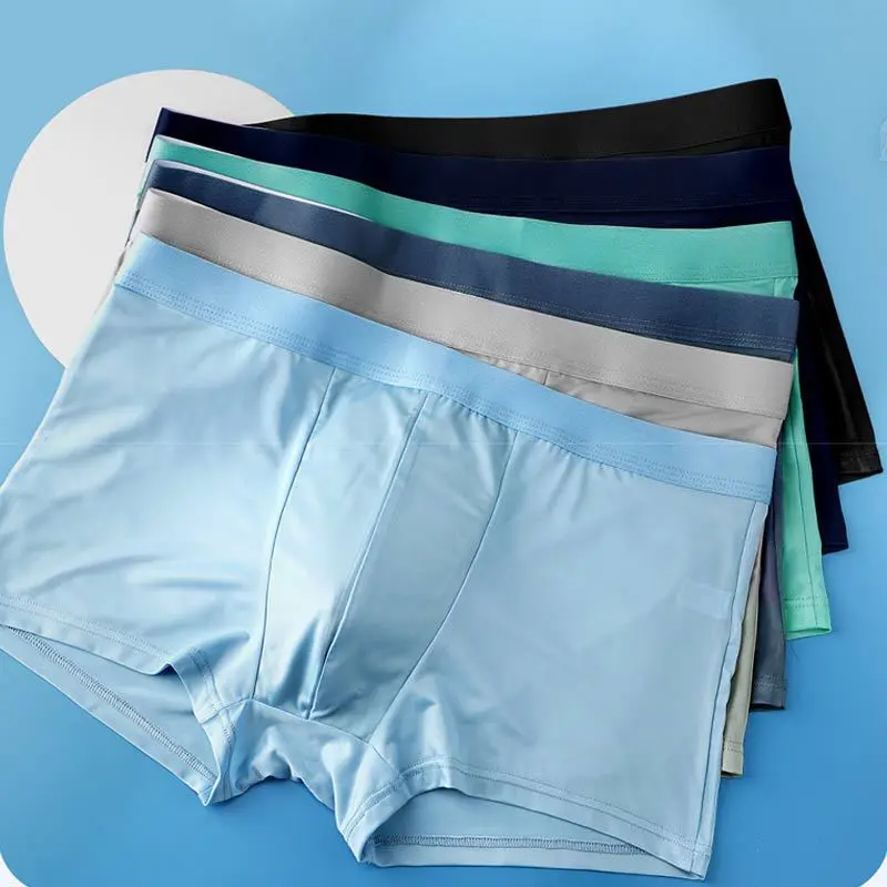 Top Men PH 2025 Seamless sexy underpants breathable Boys boxer shorts for men Menswear Innerwear Athletic Basic