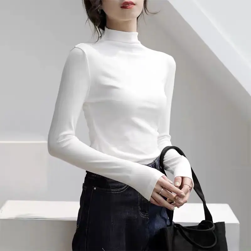 Áo len tăm cổ lọ 3phân hàng QC