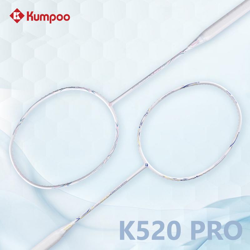 Vợt cầu lông Kumpoo K520 Pro bản mới 2024 chính hãng, căng sẵn 10.5kg tặng quấn cán và bao đựng vợt Sport Carbon Cán Vợt Thể Thao
