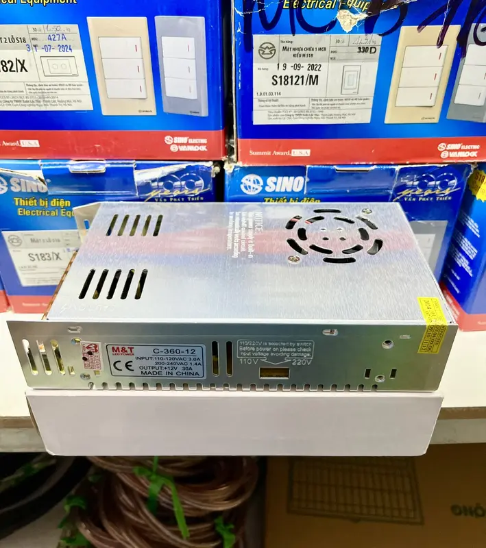 Nguồn Tổ Ong 12V - 5A-10A-15A-20A-30A - Tuấn Yến 4