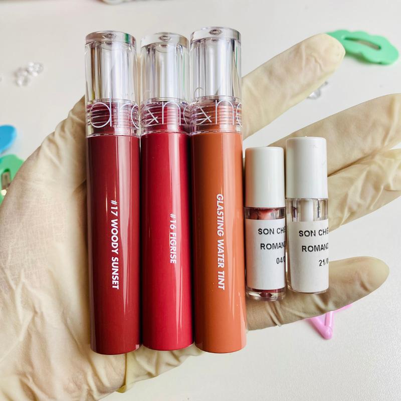 SON CHIẾT ROMAND GLASTING FULL MÀU 04 16 17 MẪU THỬ SON MINI 2G 0.5G 2ML 0.5ML