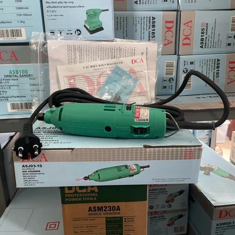 Máy mài khuôn 105W DCA AsJ03-10 có chiết áp điều tốc 3
