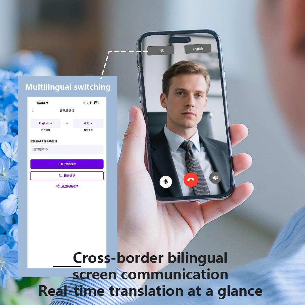 AI Smart Translation Glasses With Bluetooth Call Music Support Multiple Languages For Business Trips Travel Sunscreen Men Women