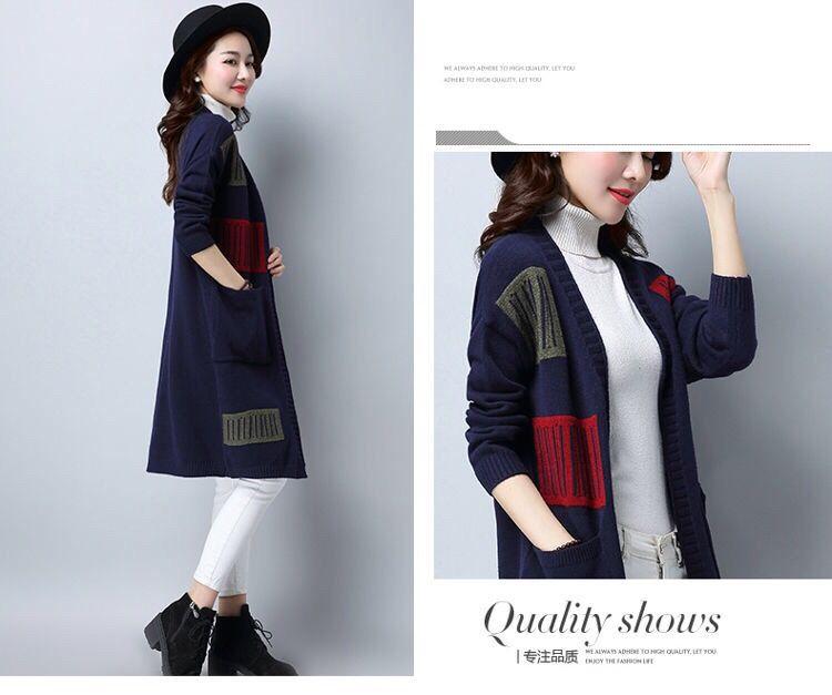 Product Introduction of Áo Cardigan Dệt Kim, Phong Cách Hàn Quốc Mới, Dài Trung Bình Cho Phụ Nữ, Quần Áo Của Các Bà Mẹ Trẻ Trung, Áo Len Ngoài Dáng Rộng, Thích Hợp Cho Mùa Thu, Áo Khoác Mới, 2020 Top Women Màu Đỏ 10