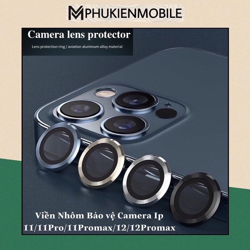 VIỀN NHÔM BẢO VỆ CAMERA ĐỦ MÀU THEO MÁY IPHONE 11/11PRO/11PROMAX/12MINI/12/12PRO/12PROMAX- DÁN BẢO VỆ MẮT CAMERA