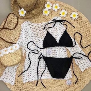 BiKiNi 2 mảnh tam giác basic dây dài tự do tạo kiểu full màu 5
