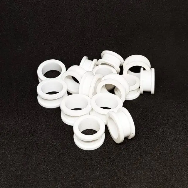 PIERCING EARPLUG TUNNEL WHITE ACRYLIC 2mm - 18mm 2