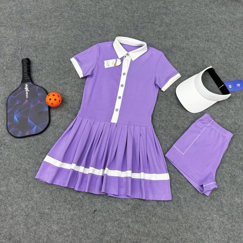 [PICKLEBALL] Hàng mới về - Set váy liền thể thao chơi Pickleball, Tennis có thể giặt máy ️ size m:49-53kg 4