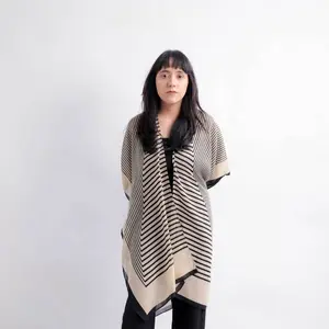 Cream Outer Katun Viscose Kekinian