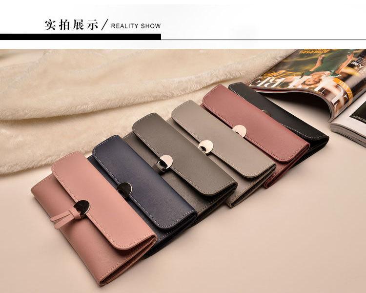 Product Introduction of New Fashion Long Women Wallets High Quality PU Leather Women's Purse and Wallet Design Lady Party Clutch Female Card Holder 8