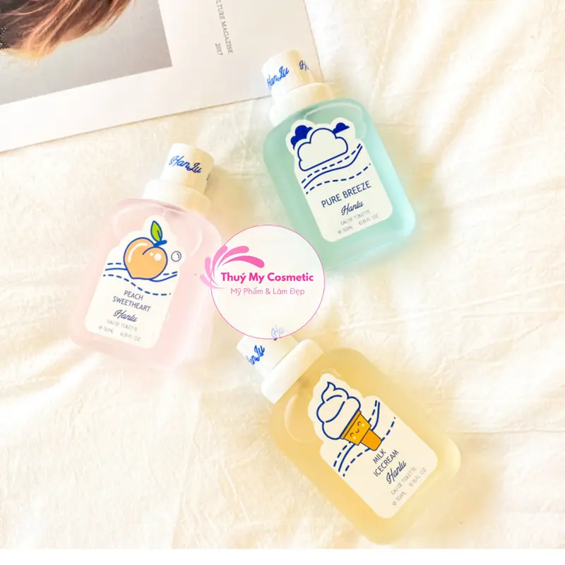 Nuoc hoa em bé Hanlun 50ml Tránh Muỗi Đốt Tránh Côn Trùng, Nước Hoa Cho Bé Hương Thơm Trái Cây Nhẹ Nhàng Lưu Hương 4-6 Giờ 4