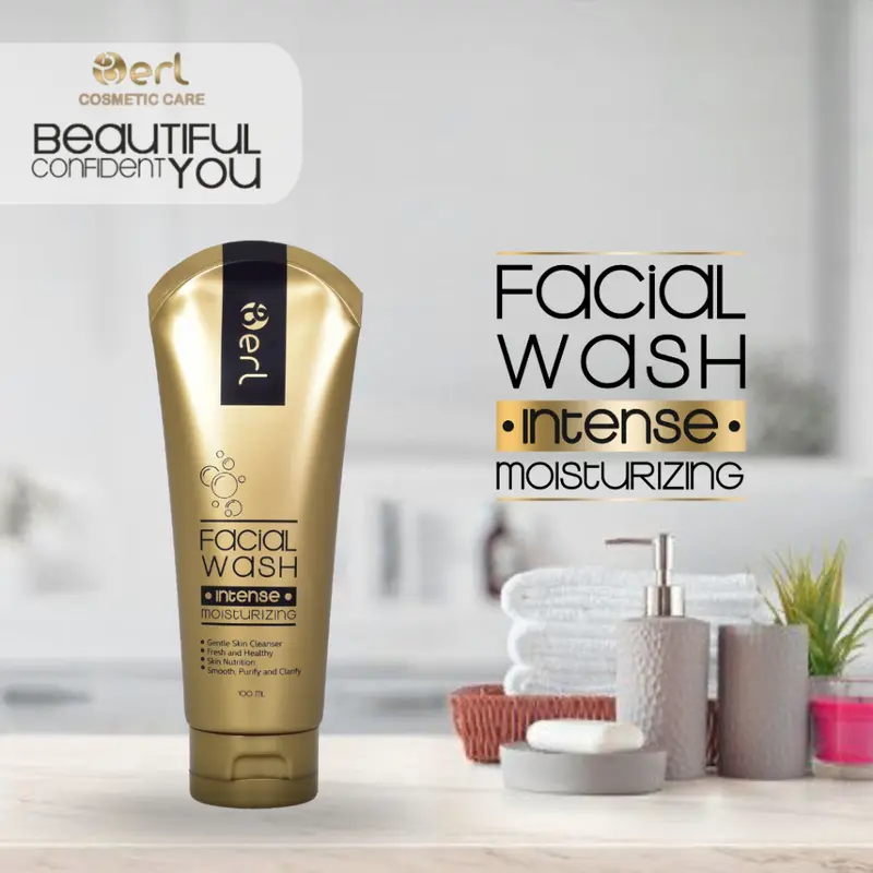 B Erl Intense Moisturizing Facial Wash Sabun Cuci Wajah Berl Cosmetics Hitam Kering 0