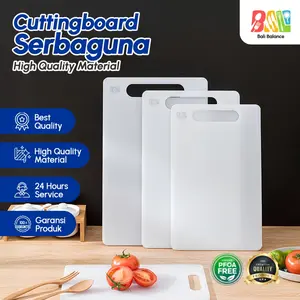 Talenan Plastik Food Grade Putih Tebal – Cutting Board Serbaguna Aman untuk Dapur - 343