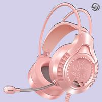 Gambar CIJI Headset Gaming Q7 dengan Mikrofon Suara HD Bass Stereo dengan Lampu RGB Noice Cancelling over ear Headphones - PINK dari CIJI.OFFICIAL Kota Tangerang 4 Tokopedia