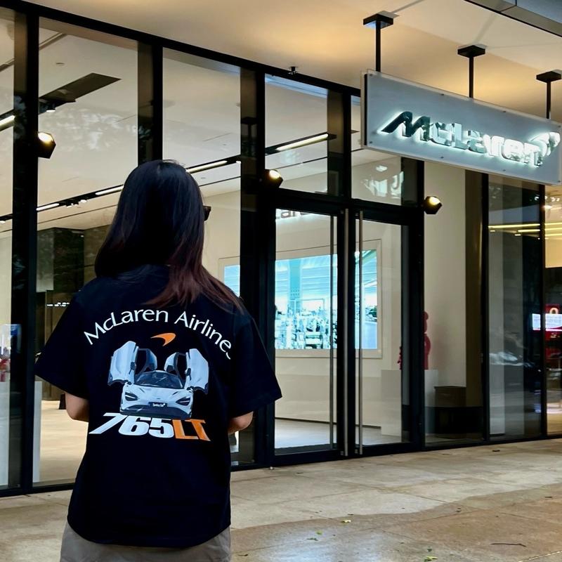 Áo thun xe McLaren 765LT Airlines 100% Cotton Spotting Club 4