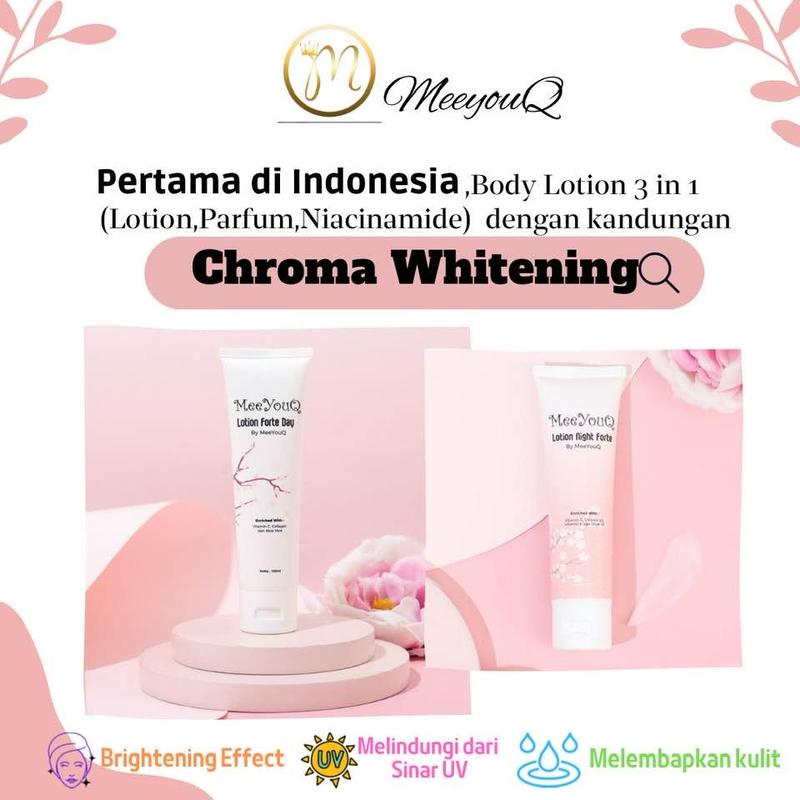 DAPAT 4 BOTOL - LOTION FORTE MEEYOUQ DAY & NIGHT - LOTION PEMUTIH perawatan tangan vitamin  mencerahkan  memutihkan  kering  hand 3