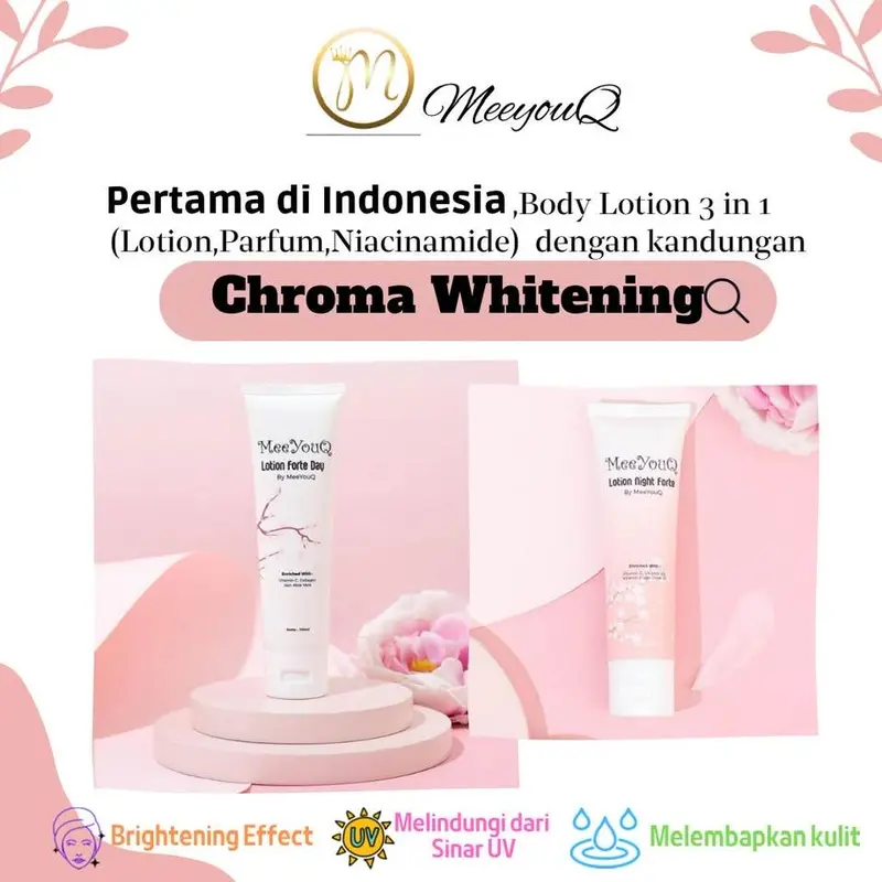 DAPAT 4 BOTOL - LOTION FORTE MEEYOUQ DAY & NIGHT - LOTION PEMUTIH perawatan tangan vitamin  mencerahkan  memutihkan  kering  hand 3