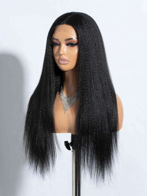 26 Inch Long Straight Wigs for Women, Gorgeous Fluffy Wigs Without Bangs for Daily, Cosplay, Anime or Costume Party, Striking Natural Fluffy Hair Wigs Without Bangs for Daily & Party 3
